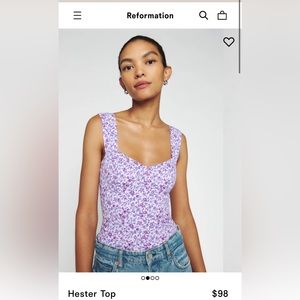 Reformation Heston Top in Muse